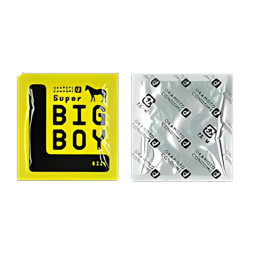 Okamoto Super Big Boy|12 Pieces Large Fit Black Latex Condoms Made in Japan