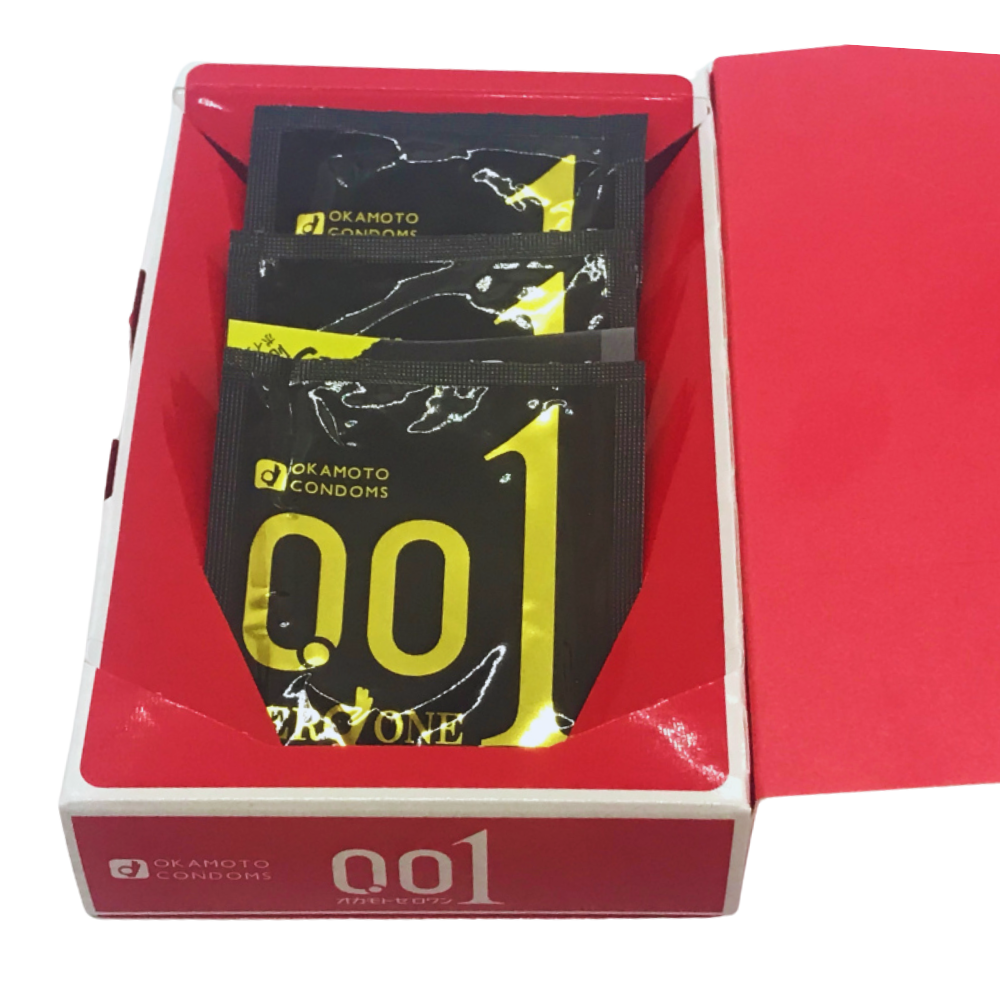 Okamoto Zero One｜3 Pieces Ultra-Thin 0.01 mm Premium Condom