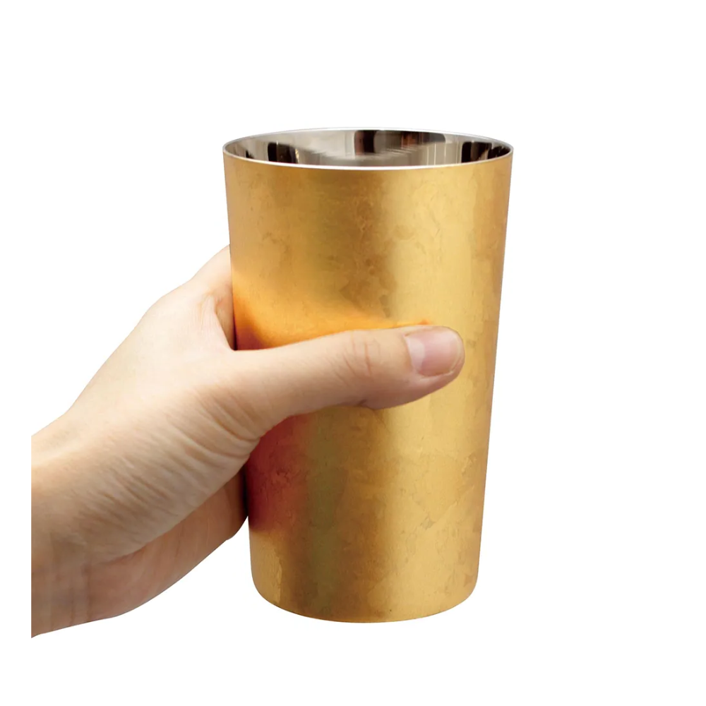 Kanazawa Gold Leaf Stainless Steel Cup – Double-Walled｜Made in Japan